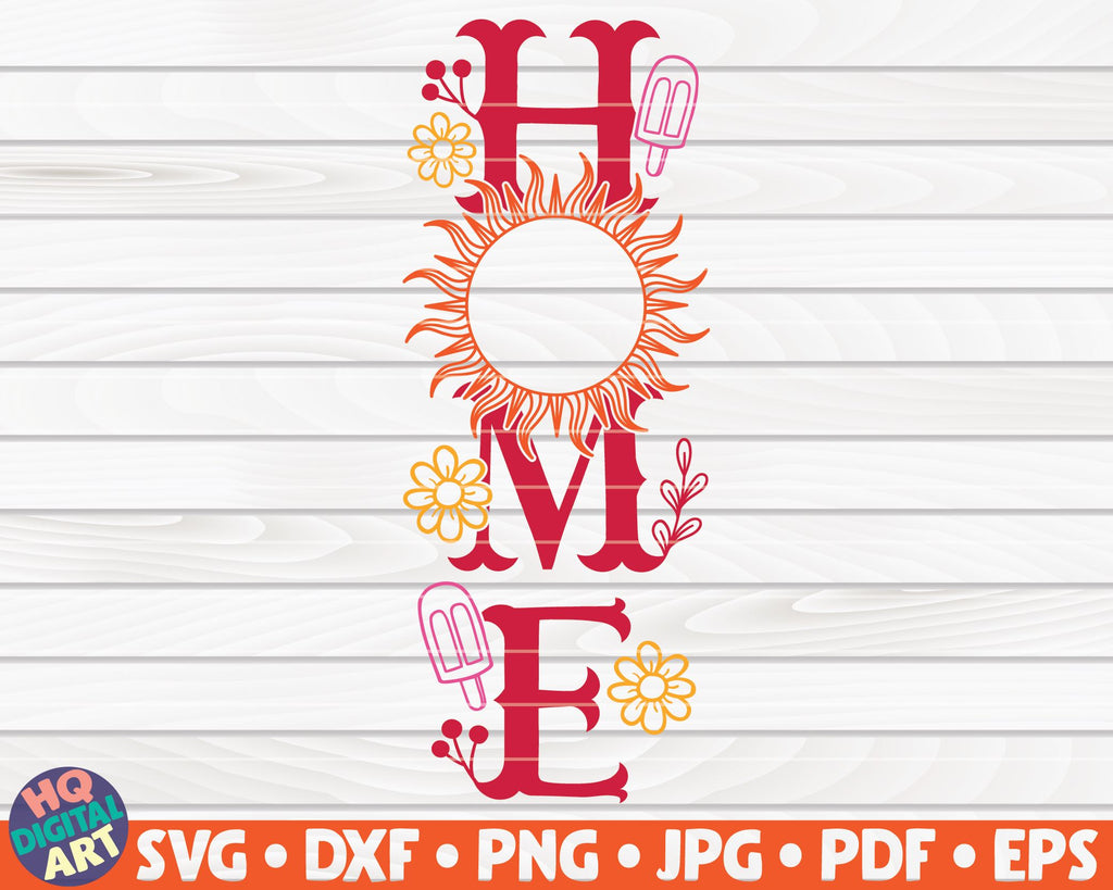 Home Porch Sign with sun SVG | Summer Themed Porch Sign ...