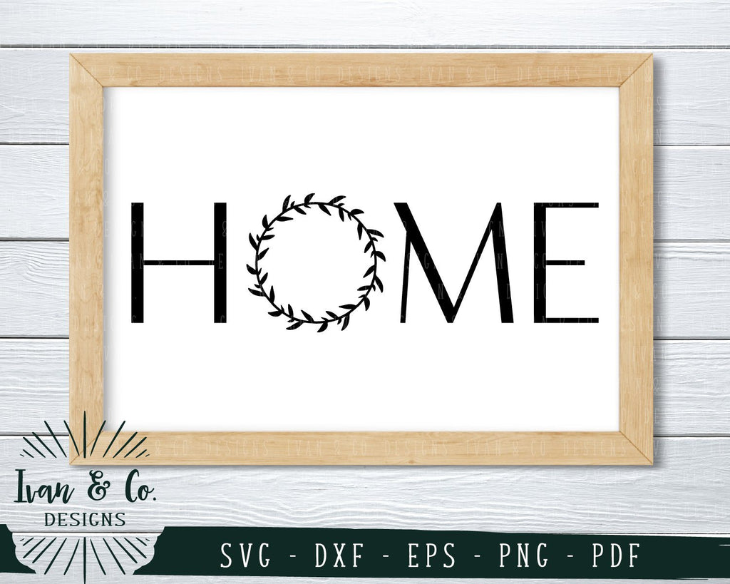 Download Home SVG Files | Home with Wreath | Farmhouse SVG ...