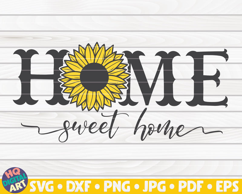 Free Free 283 Horizontal Home Sweet Home Svg SVG PNG EPS DXF File