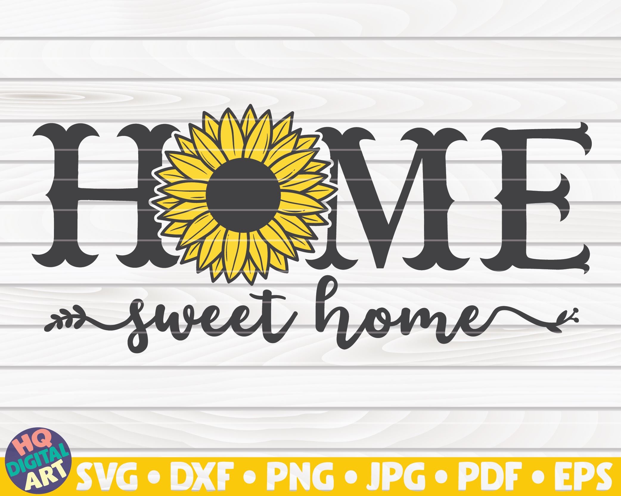 Free Free 235 Horizontal Home Sweet Home Svg SVG PNG EPS DXF File