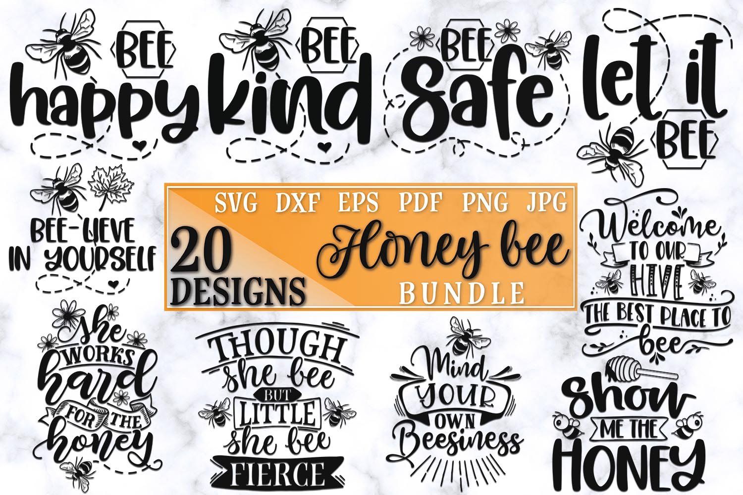 Download Bee Happy Svg Cut File Cute Bee Cutting File Kawaii Honeybee Svg Inspirational Quotes Silhouette Cricut Diy Vinyl Decals Baby Onesie T Shirt Clip Art Art Collectibles