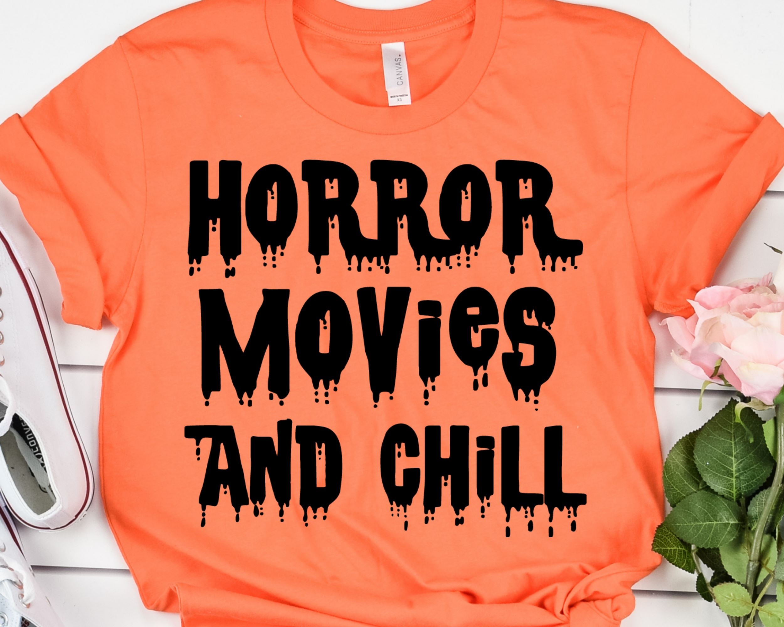 Download Halloween Svg Horror Movies And Chill Svg Halloween Shirt Svg Women S Halloween Svg Funny Halloween Svg Cutting File Halloween Cut File Kits How To Craft Supplies Tools Kromasol Com