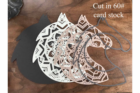 Download Horse Head 3d Layered Mandala Svg So Fontsy