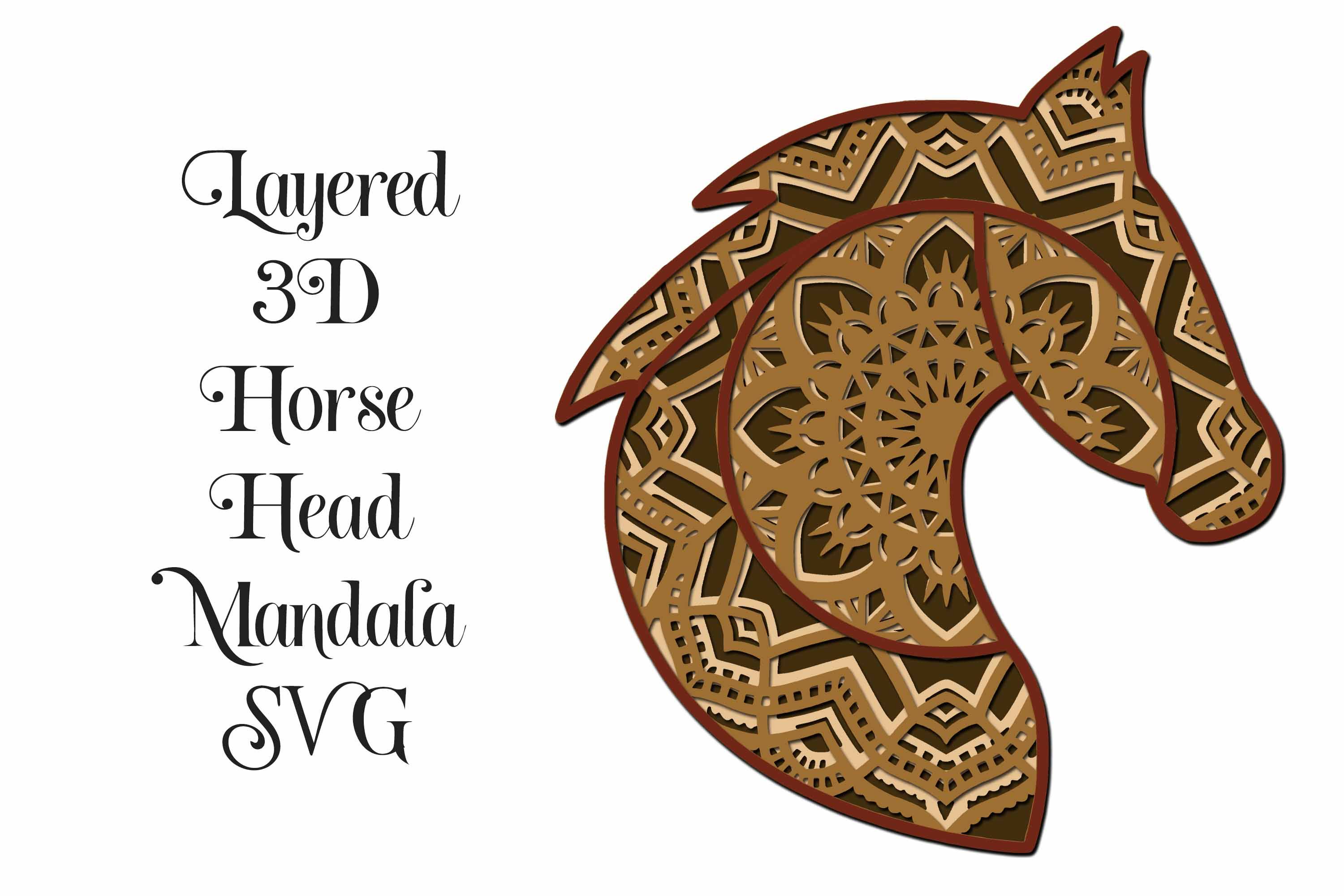 Free Free 261 3D Layered Animal Mandala Svg SVG PNG EPS DXF File
