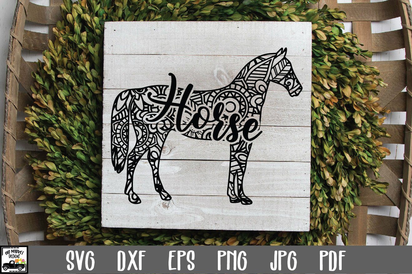 Download Horse Svg File Horse Mandala Svg So Fontsy