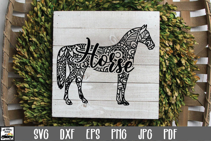 Download Horse SVG File - Horse Mandala SVG - So Fontsy