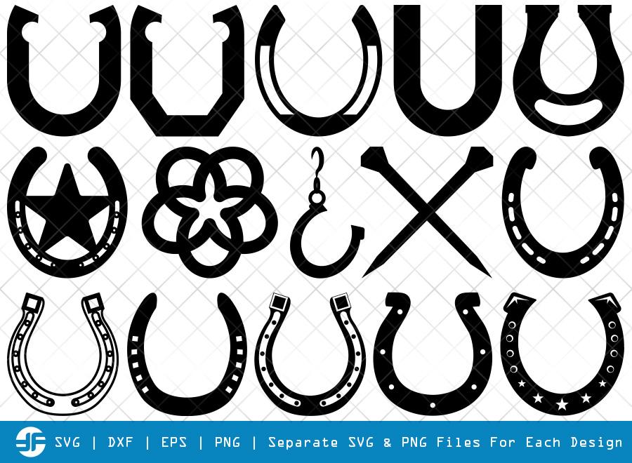 Download Horseshoe Svg Cut Files Cowboy Horseshoe Silhouette So Fontsy