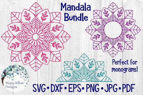 Download Huge Mandala Bundle 36 Designs So Fontsy