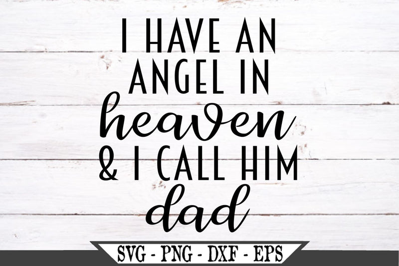 Free Free Dad In Heaven Svg Free 550 SVG PNG EPS DXF File