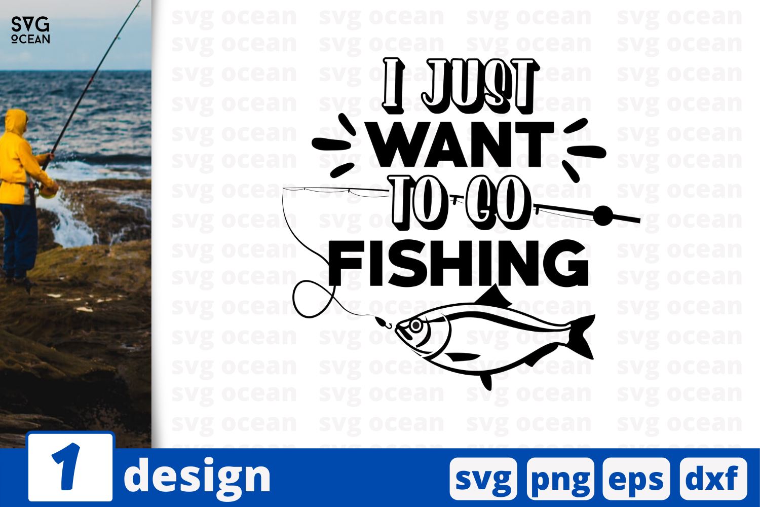 Download I Just Want To Go Fishing Fishing Quotes Cricut Svg So Fontsy