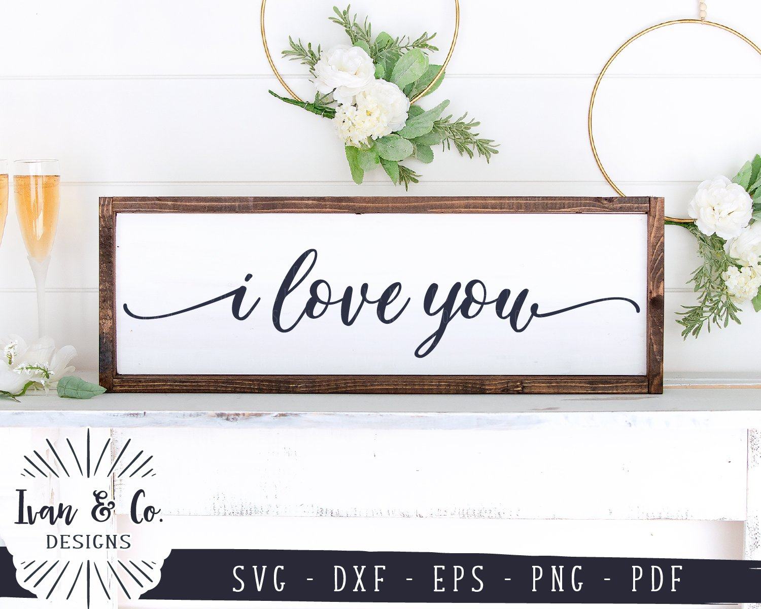 Download I Love You Svg Files Valentine S Day Wedding Anniversary Farmhouse Svg 930379009 So Fontsy