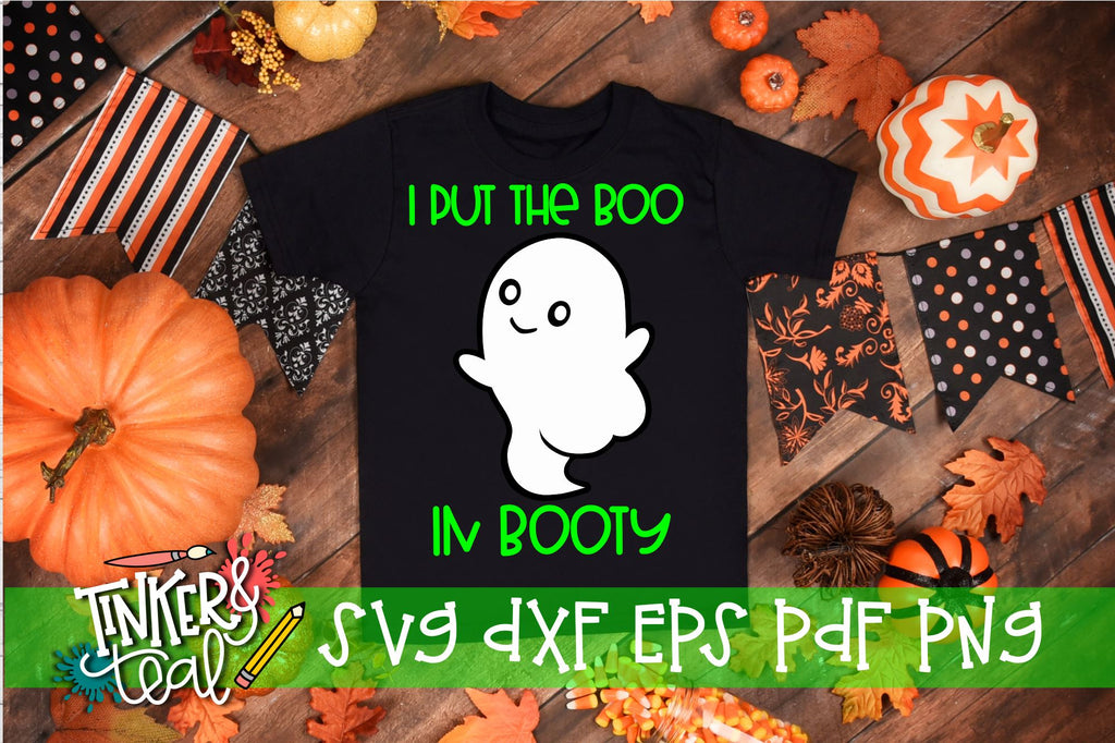 I Put The Boo In Booty Funny Halloween Svg So Fontsy 9382