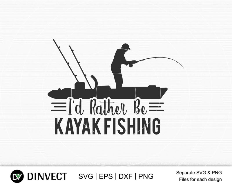 Free Free Kayak Fishing Svg 863 SVG PNG EPS DXF File