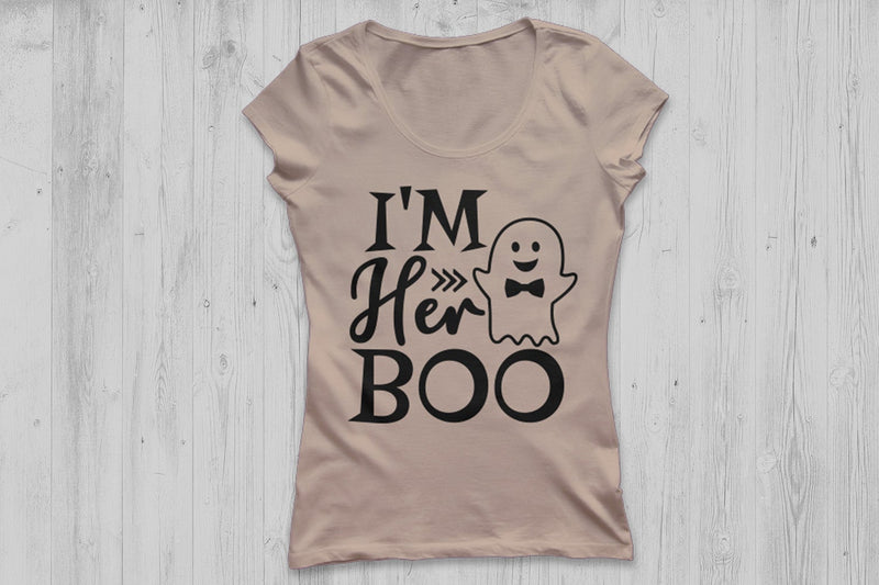 I'm Her Boo| Halloween Ghost SVG Cutting Files. - So Fontsy