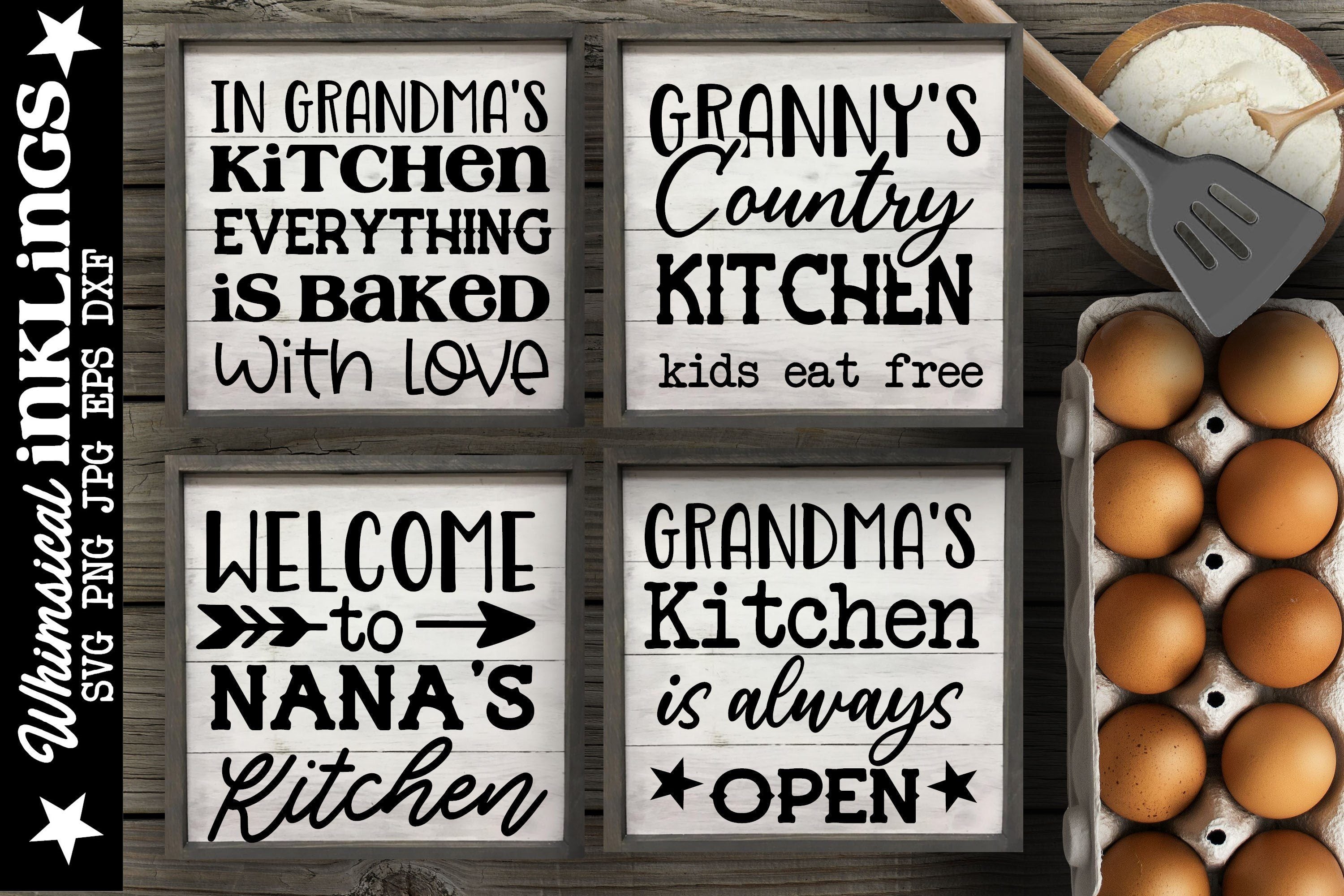 Download In Grandmas Kitchen Svg Set So Fontsy