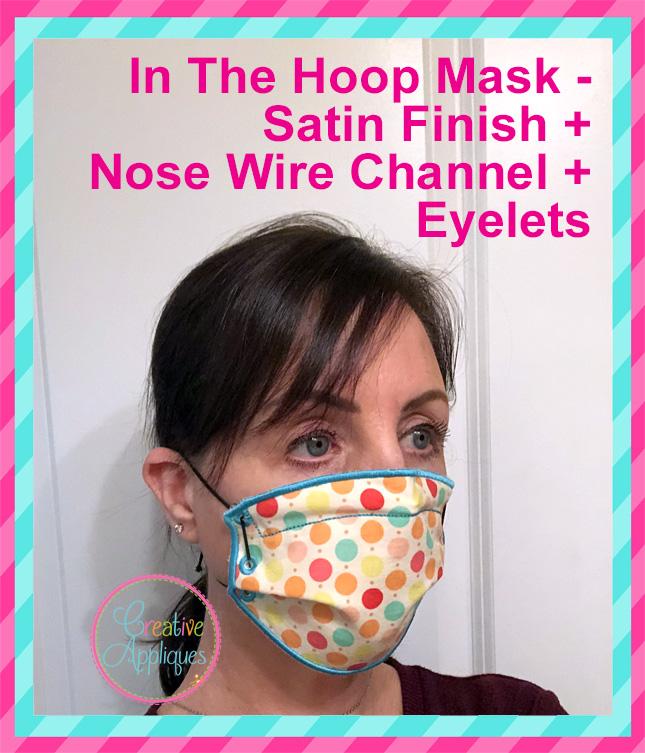 Download In The Hoop Satin Finish Face Mask Embroidery Design So Fontsy