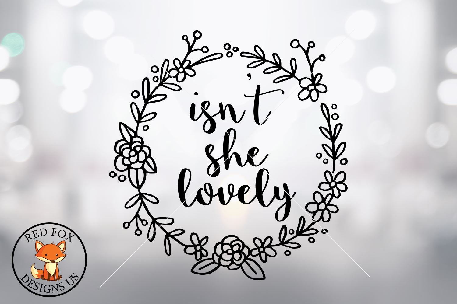 Download Isn T She Lovely Svg Png Dxf Cut File Birth Announcement So Fontsy