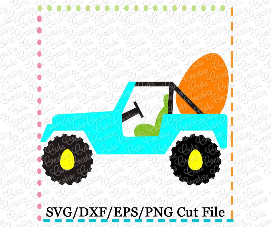 Jeep Easter Egg Cut File So Fontsy