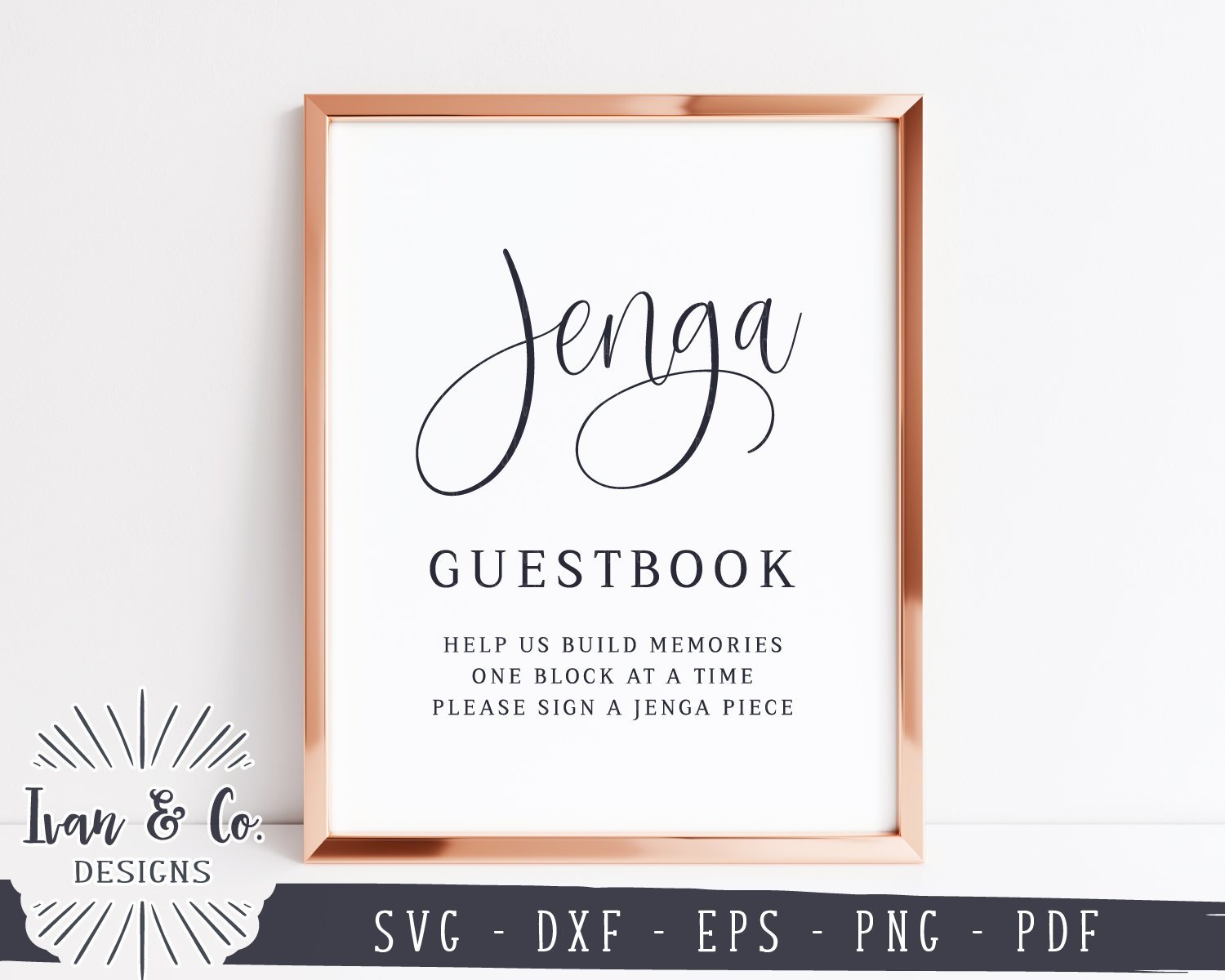 Download Jenga Guestbook Svg Files Wedding Svg Wedding Sign Svg Commercial Use Cricut Silhouette Cut Files 1028214212 So Fontsy