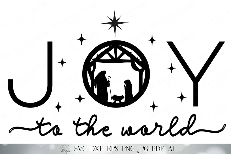 Download Joy To The World SVG | Nativity SVG | Christian SVG ...