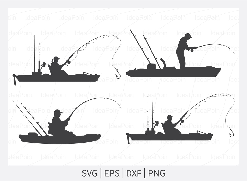 Free Free 321 Man Fishing Boat Svg SVG PNG EPS DXF File