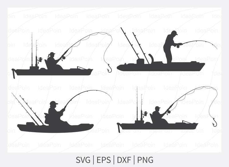 Free Free 149 Kayak Fishing Svg SVG PNG EPS DXF File