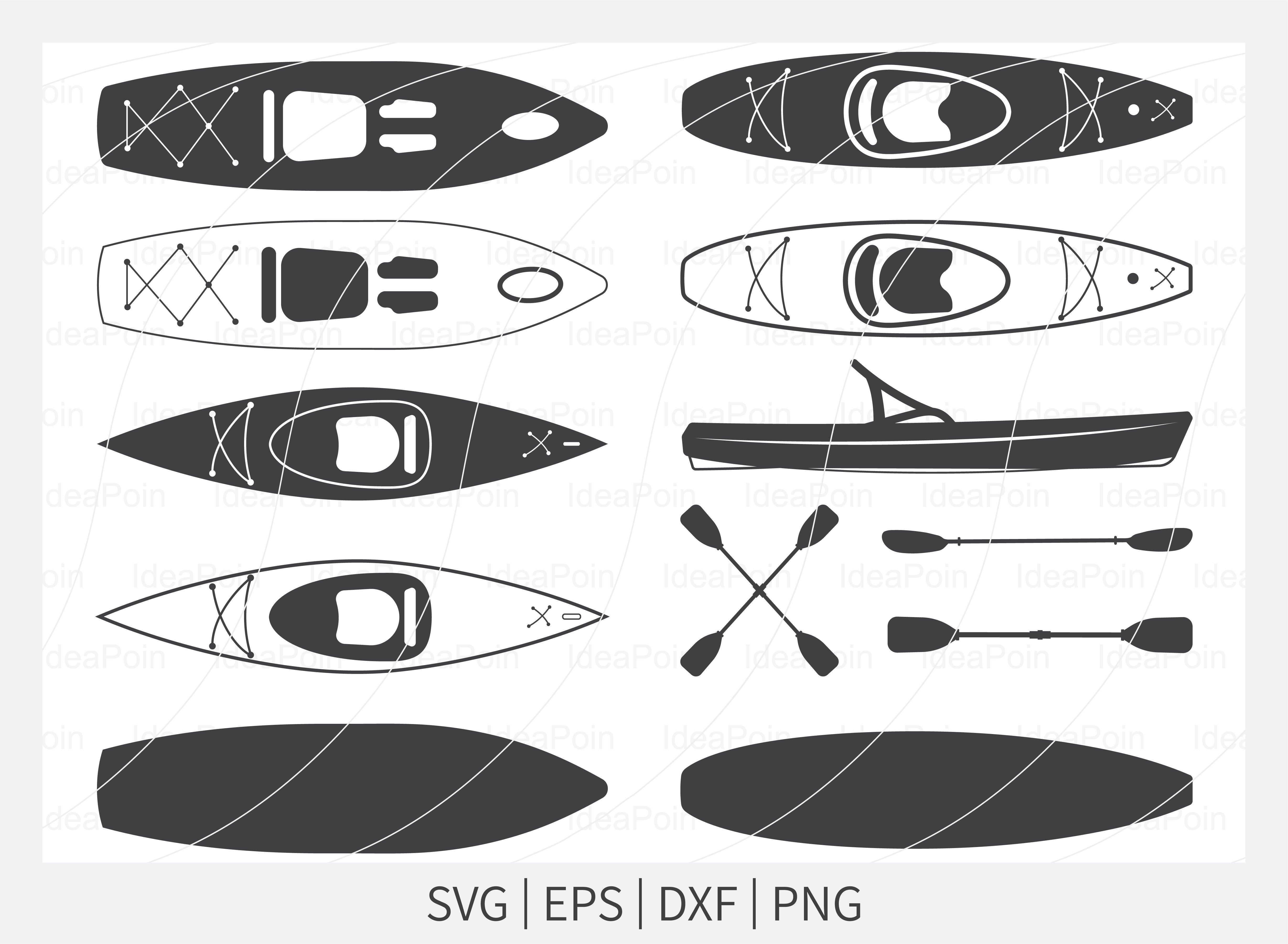 Download Kayak Svg Kayak Paddle Svg Sport Outdoor Svg Rowing Svg Kayak Silhouette Water Sports Svg Silhouette Cameo Vinyl Design Cameo Svg So Fontsy