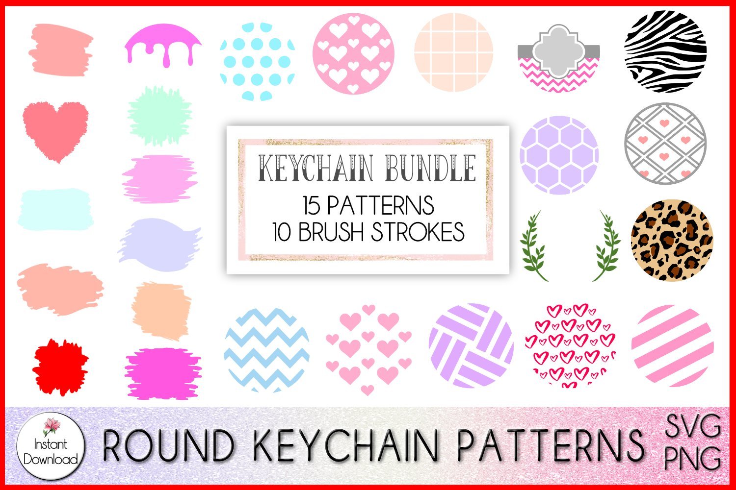 Download Keychain Bundle Svg Keychain Patterns Bundle Diy Keychain So Fontsy