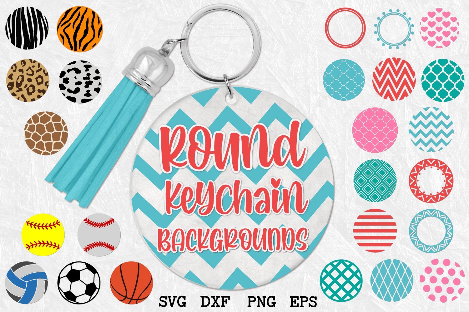 keychain svg bundle Keychain Pattern SVG Key Ring Pattern pattern Round