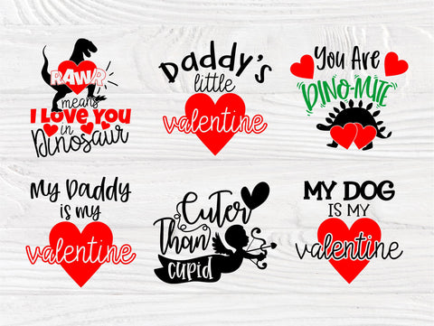 Download Kids Valentine S Svg Bundle Valentines Svg Dinosaur Valentine Svg For Cricut Valentines Quotes Love Svg Valentine Cut Files So Fontsy