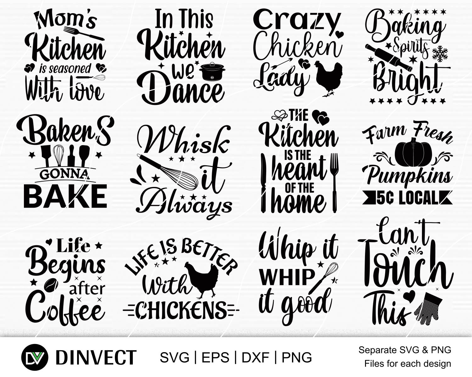 Download Kitchen Svg Bundle Funny Kitchen Svg Files For Cricut Svg Cut File Silhouette Design Files Baking Svg Cooking Svg Kitchen Quotes Clip Art Art Collectibles