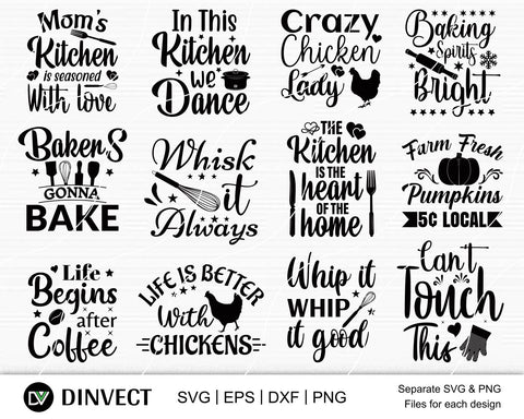 Kitchen Bundle Svg Kitchen Quote Kitchen Svg Funny Kitchen Svg Kitchen Svg Kitchen Quote Svg Cooking Svg Kitchen Cut File Baking Svg So Fontsy