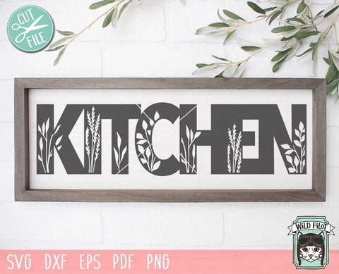 Kitchen Sign Svg File Home Sign Svg File Farmhouse Sign Cut File Kitchen Cut File Housewarming Svg New Home Svg Wedding Gift Sign Svg So Fontsy