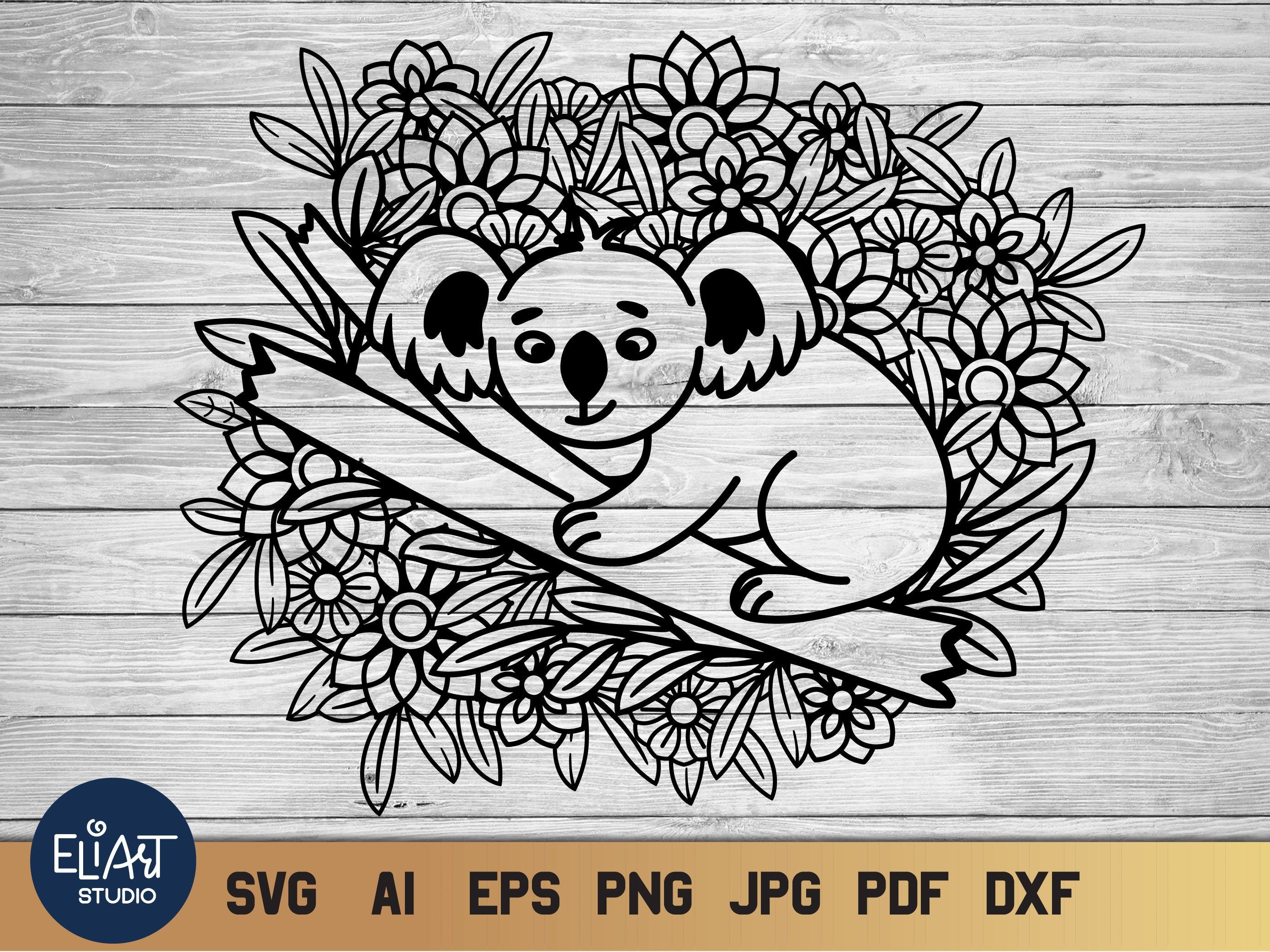 Free Free Koala Mandala Svg 114 SVG PNG EPS DXF File