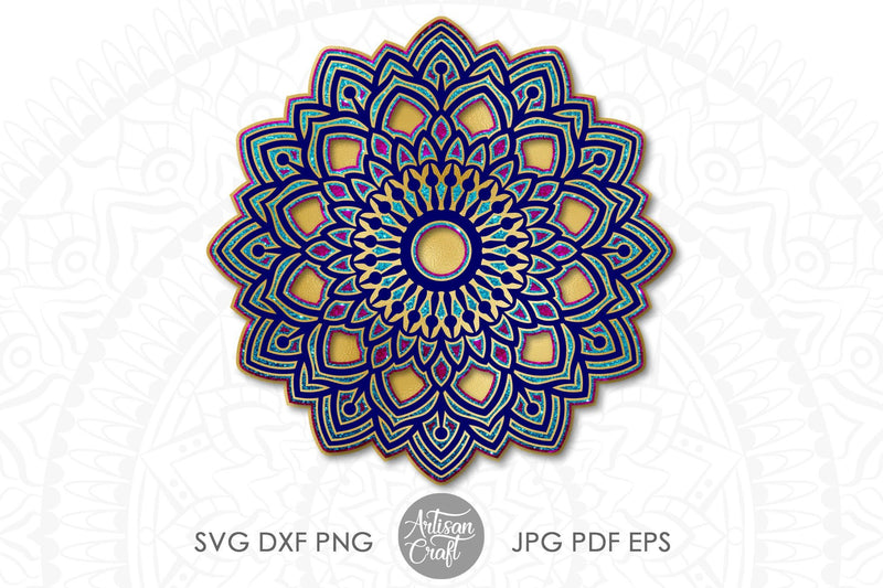 Free Free 69 Layered Mandala For Cricut SVG PNG EPS DXF File