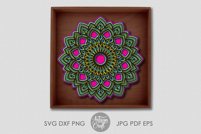 Free Free 193 Layered Mandala For Cricut SVG PNG EPS DXF File