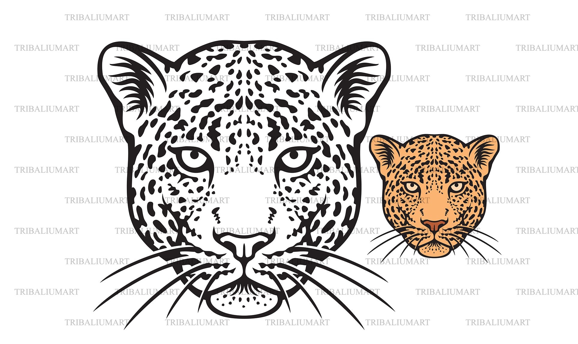 Leopard Svg Leopard for Cricut Cut Files For Silhouette Animal Svg ...