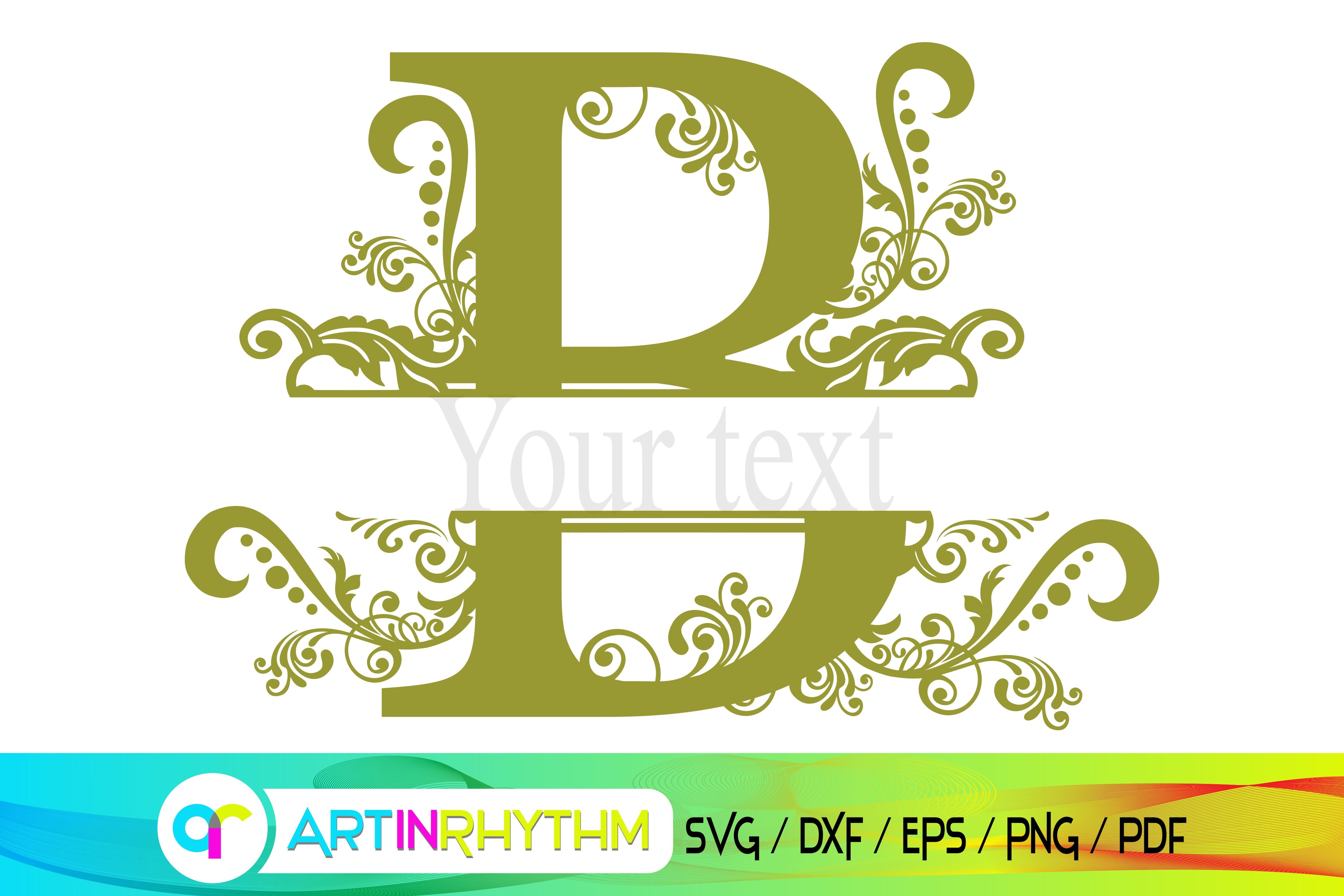 Download Letter B B Monogram Split Monogram Svg So Fontsy