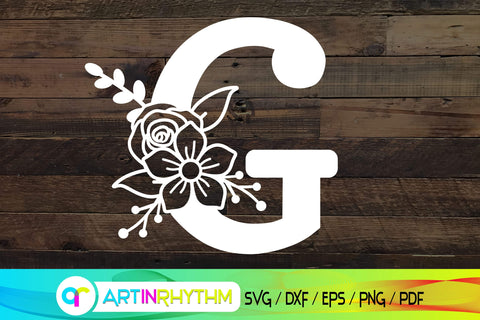 Download Letter G Svg Floral Alphabet Svg So Fontsy