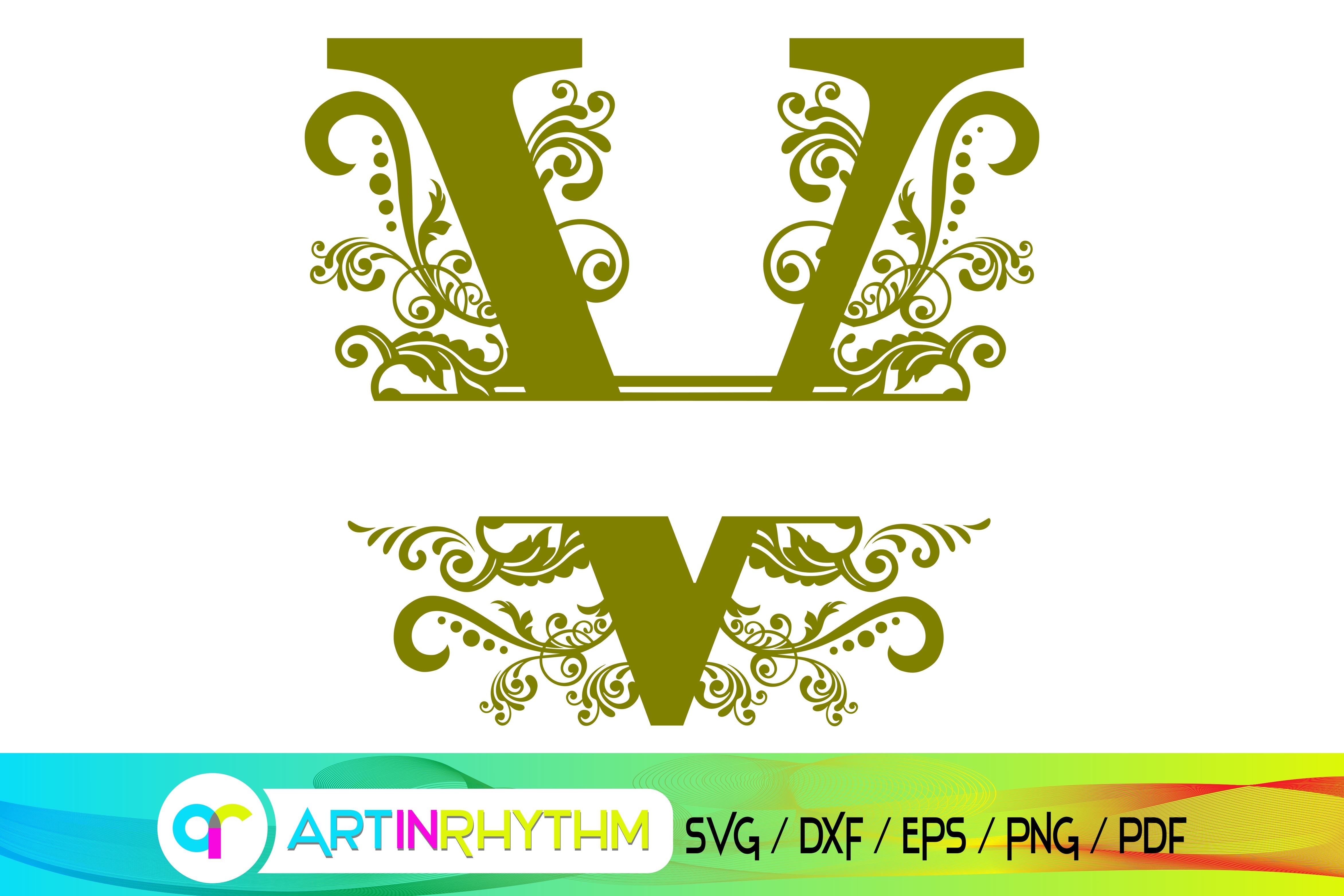 Download Letter V V Monogram Svg Letter Monogram So Fontsy