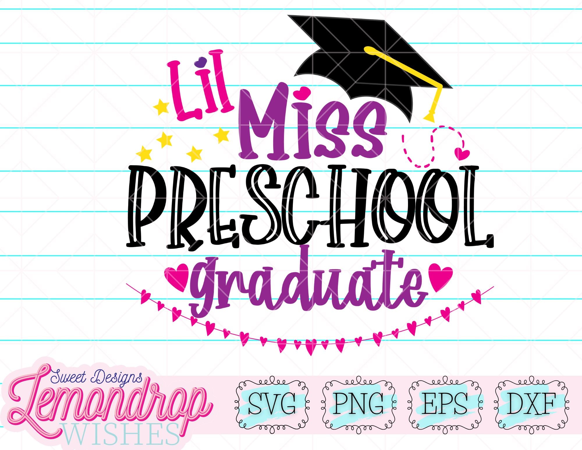 Download Lil Miss Preschool Graduate So Fontsy