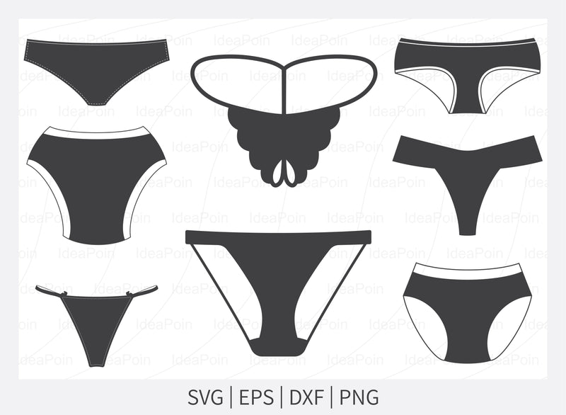 Lingerie Bra Svg Panties Svg Bra Panties Bikini Bundle Svg Sexy Bra Panties Cut File Cricut 9420