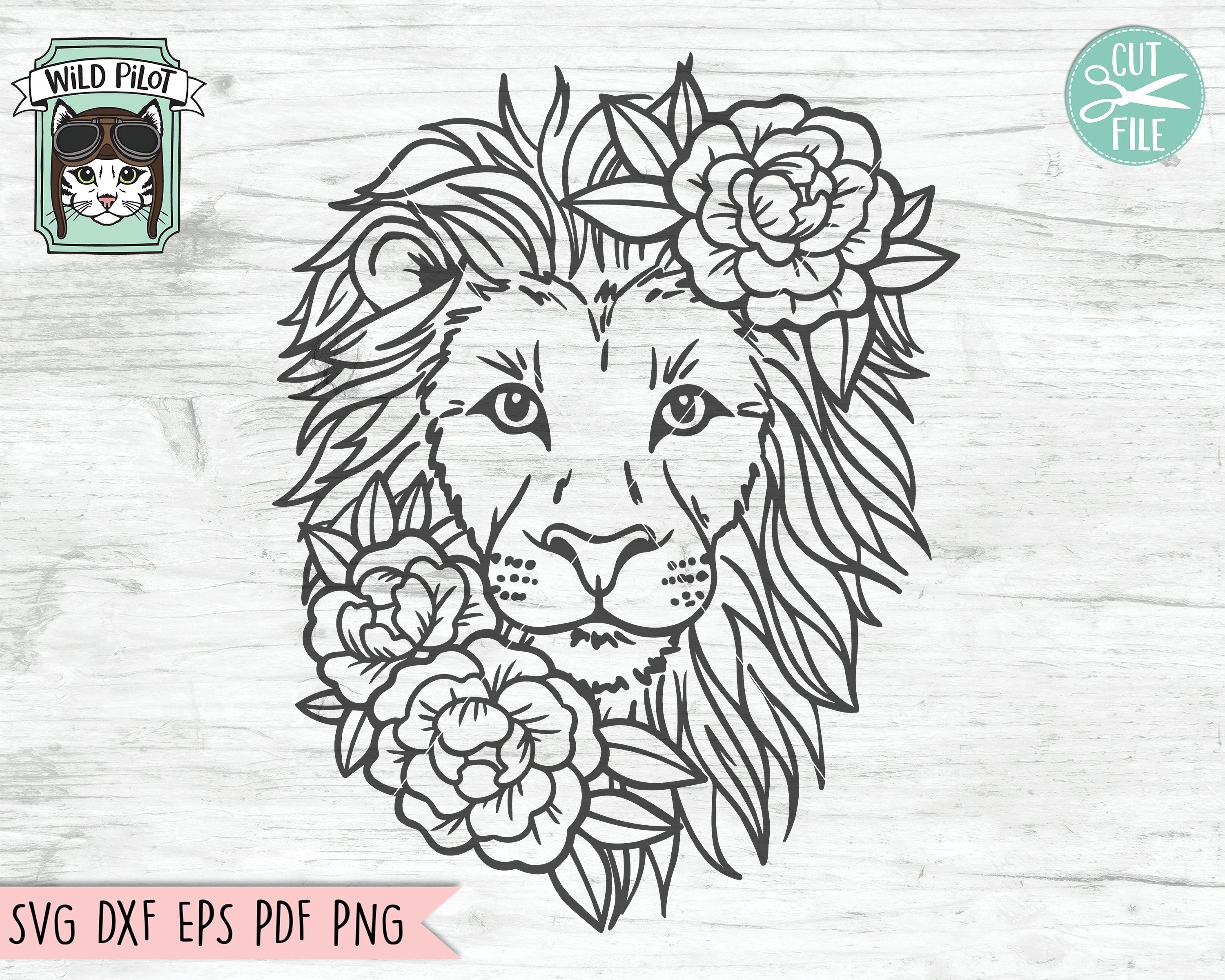 Free Free 297 Silhouette Lion Head Svg SVG PNG EPS DXF File