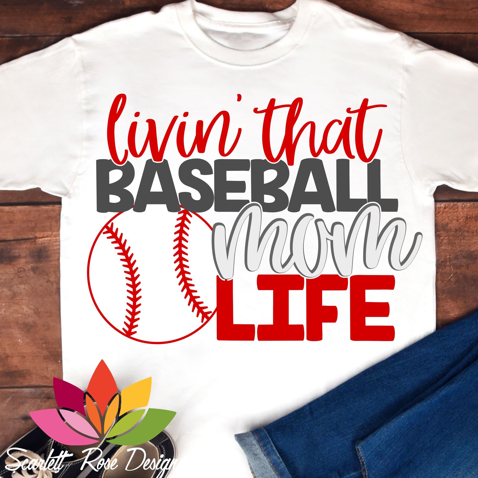 Download Livin That Baseball Mom Life So Fontsy