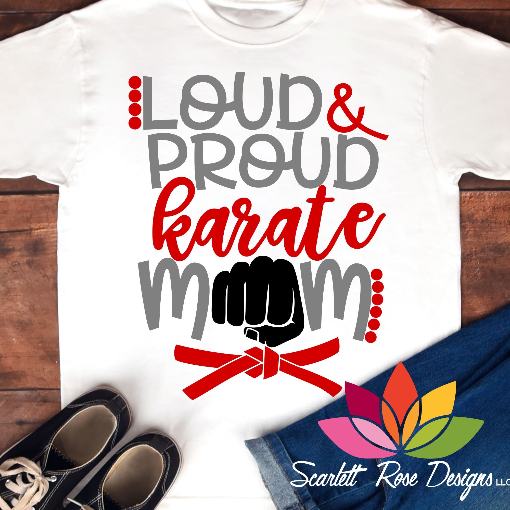 Download Loud And Proud Karate Mom So Fontsy