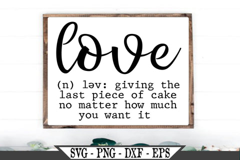 Download Love Definition Family Wedding Or Anniversary Svg Vector Cut File So Fontsy