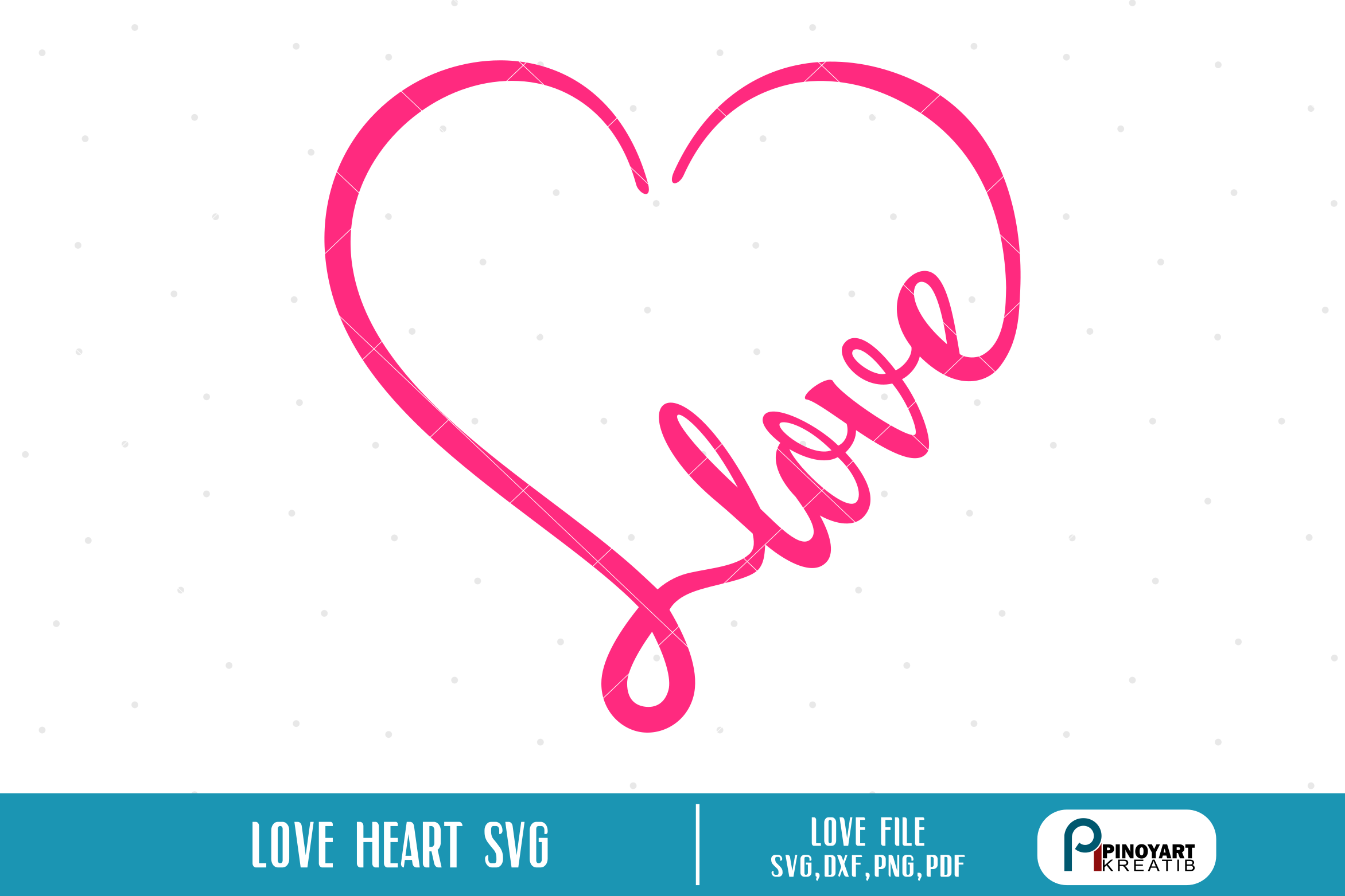 Download Love Heart Svg So Fontsy