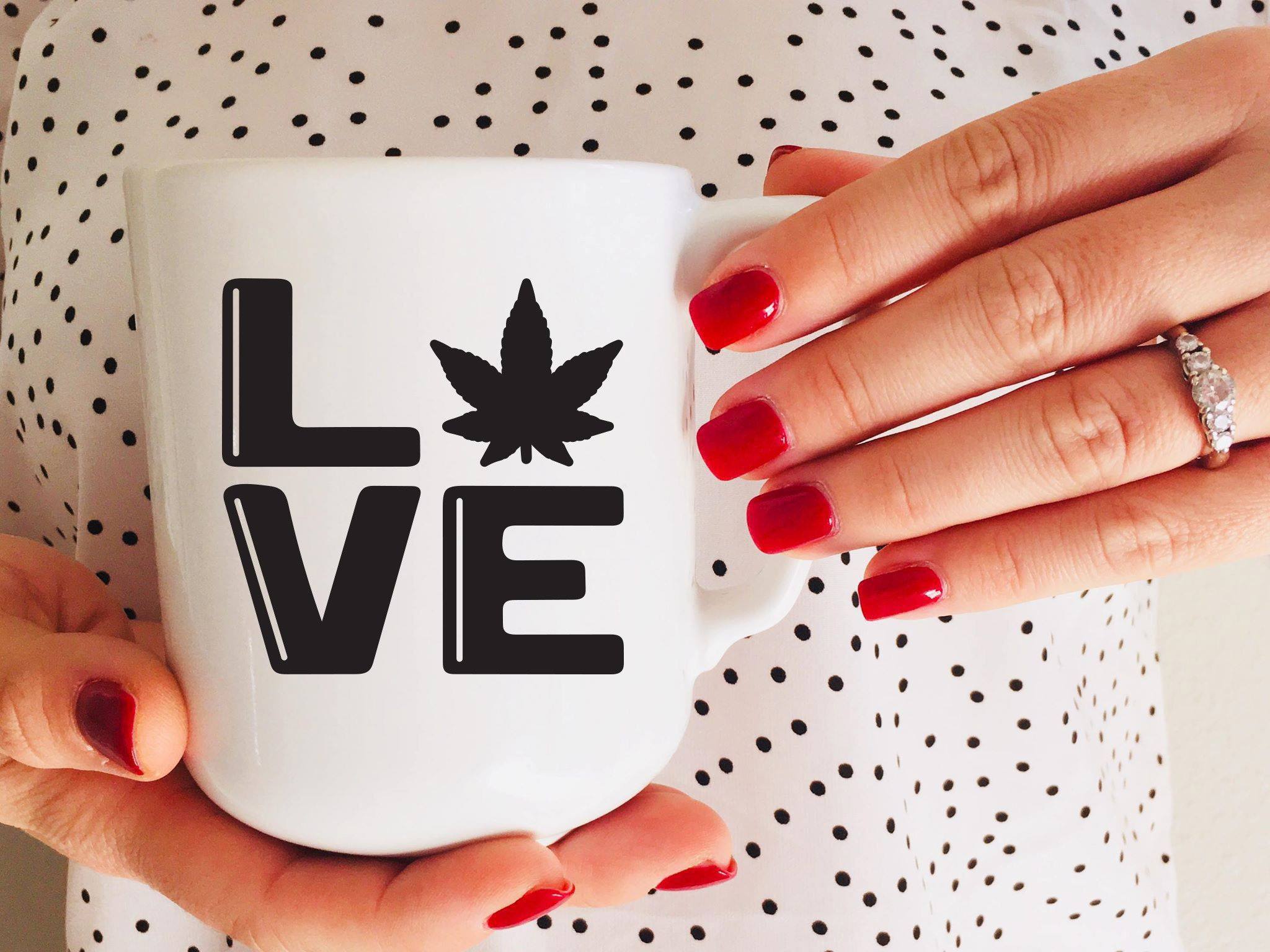 Download Love Marijuana Leaf Weed Svg Design So Fontsy