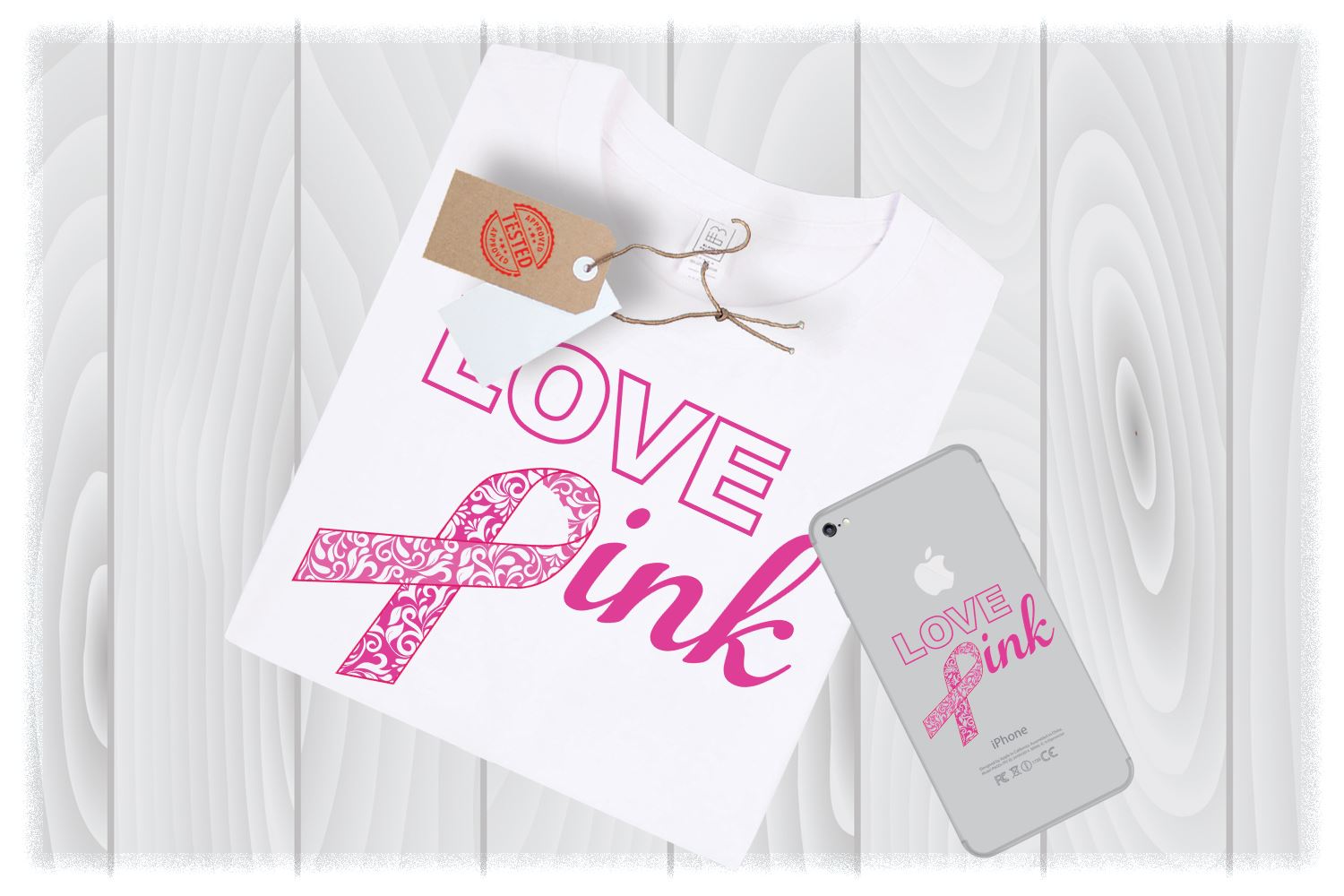 Download Love Pink Svg Files For Cricut Designs Breast Cancer Svg Files So Fontsy