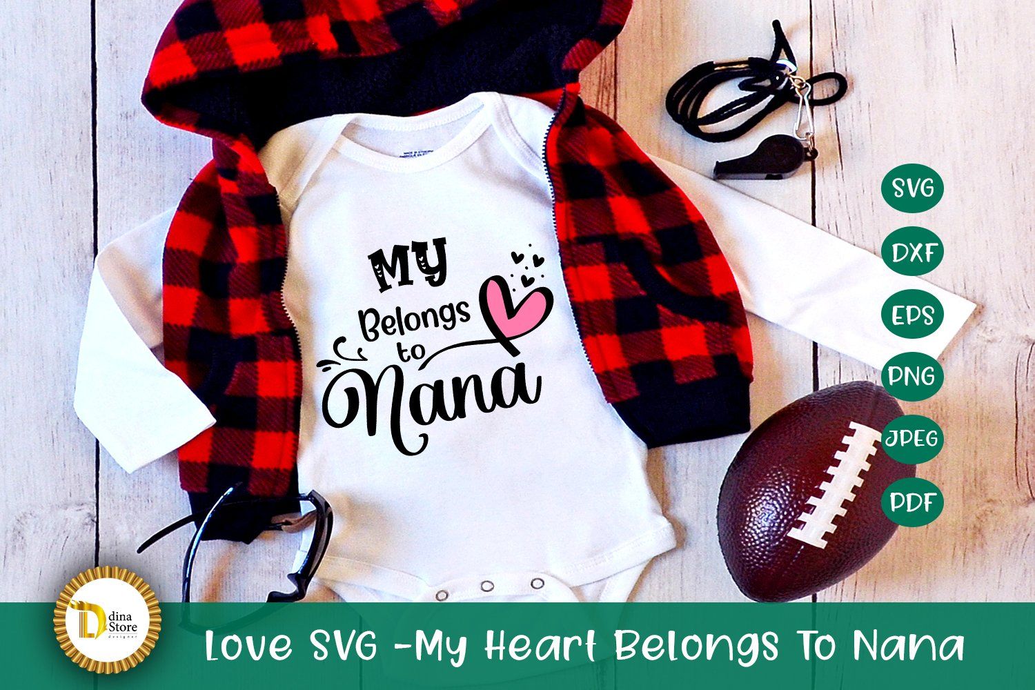 Download Love Svg My Heart Belongs To Nana So Fontsy